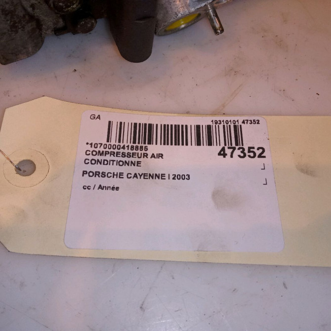 Compresseur air conditionne occasion PORSCHE CAYENNE I 6