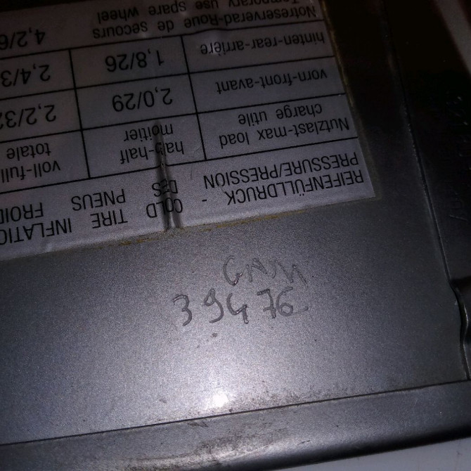 Volet de trappe carburant occasion VOLKSWAGEN GOLF II Phase 1 01-1984->06-1992 CL D 3