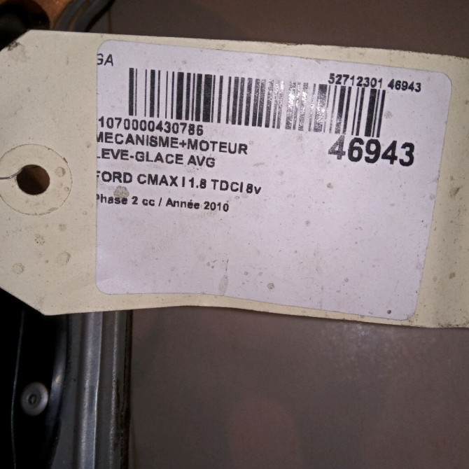 Mecanisme+moteur leve-glace avg occasion FORD CMAX I Phase 2 03-2007->09-2010 1.8 TDCI 8v 115ch 1738645 4