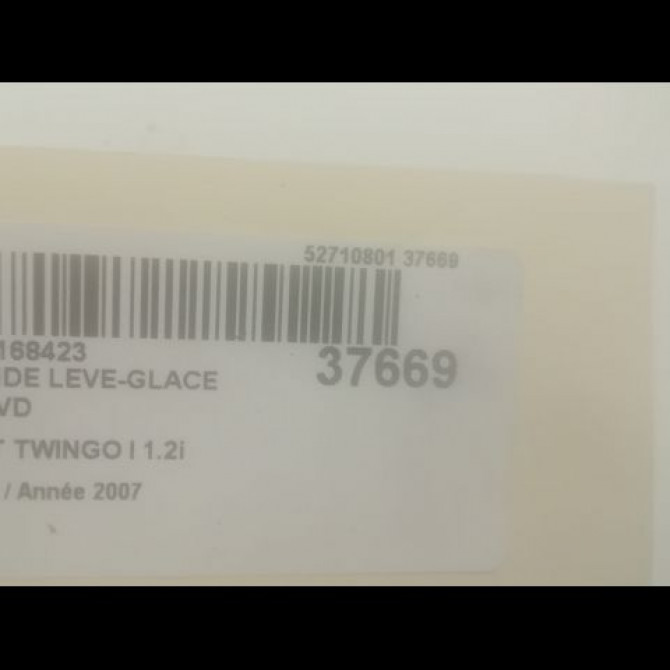 Commande lève-glace porte avant droite occasion RENAULT TWINGO I Phase 3 08-2000->06-2007 1.2i 8200189836 3