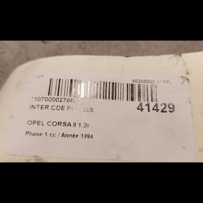 Interrupteur commande de phares occasion OPEL CORSA II Phase 1 03-1993->04-1997 1.2i 90213283 3