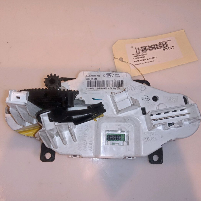 Commande de chauffage occasion FORD FIESTA VI Phase 1 10-2008->11-2012 1.4 TDCI 70ch 1777069 2