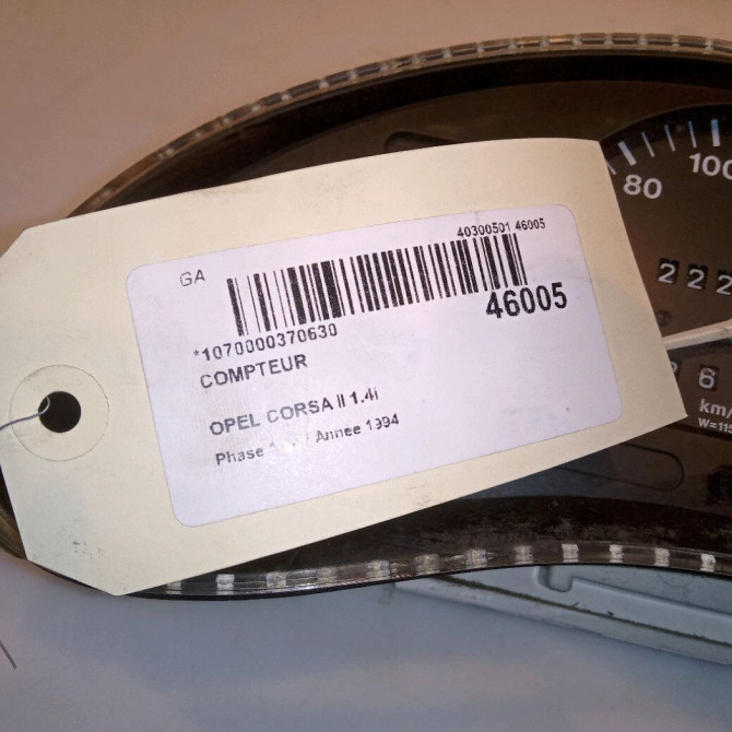 Compteur occasion OPEL CORSA II Phase 1 03-1993->04-1997 1.4i 90386342 4