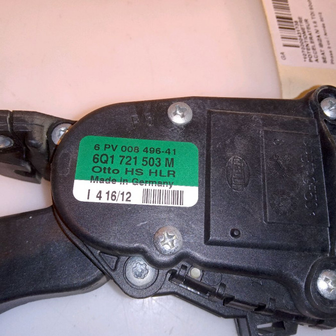 Potentiometre accelerateur occasion SEAT IBIZA IV IBIZA IV Phase 2 2012-02-01->2016-03-31 1.6 TDI 90ch 3