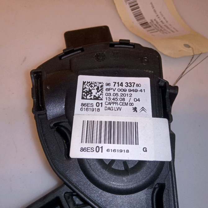 Potentiometre accelerateur occasion PEUGEOT 208 208 Phase 1 2012-03-01->2015-09-30 1.6 E-HDI 92ch 3