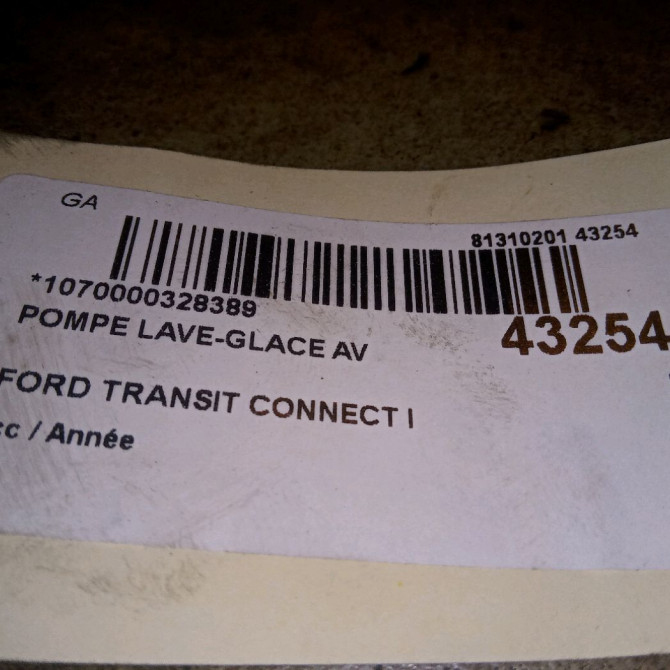 Pompe lave-glace avant occasion FORD TRANSIT CONNECT I 1698640 4