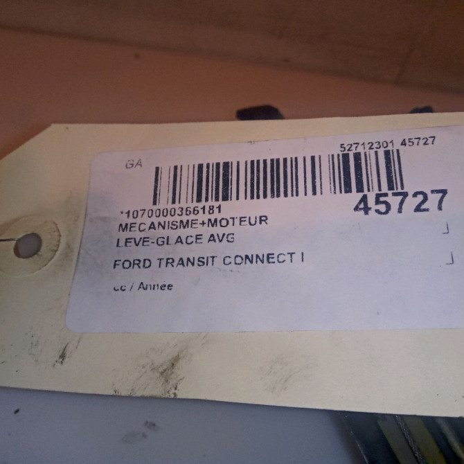 Mecanisme+moteur leve-glace avg occasion FORD TRANSIT CONNECT I 5182970 4