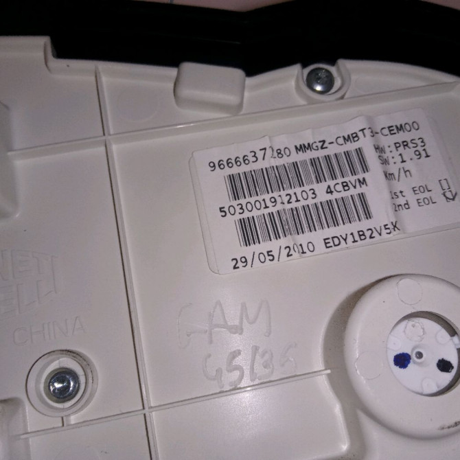 Compteur occasion PEUGEOT 206 + Phase 1 03-2009->05-2013 1.4 HDI 70ch 6103HP 3