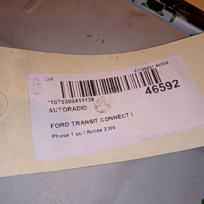 Autoradio occasion FORD TRANSIT CONNECT I Phase 1 01-2003->04-2009 1.8 TDCi 75ch 1480492 6