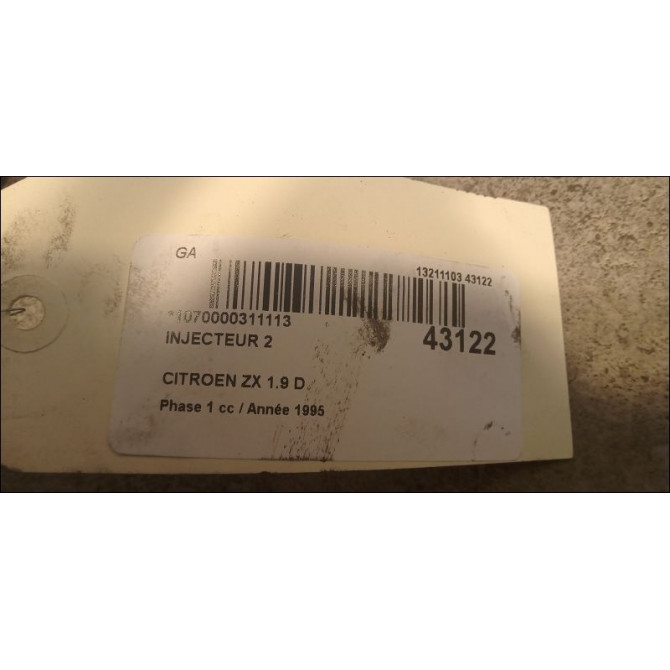 occasion CITROEN ZX Phase 1 05-1992->06-1994 1.9 D 2