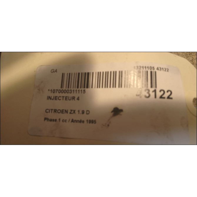 occasion CITROEN ZX Phase 1 05-1992->06-1994 1.9 D 2