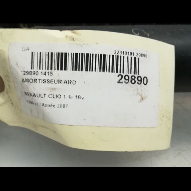 Amortisseur arrière droit occasion RENAULT CLIO III Phase 1 09-2005->03-2009 1.4i 16v 100ch 562108573R 4