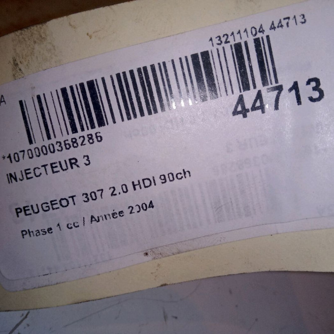 occasion PEUGEOT 307 Phase 1 04-2001->06-2005 2.0 HDI 90ch 1980H8 4