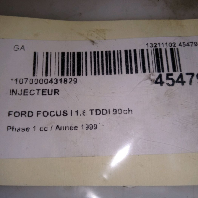 Injecteur occasion FORD FOCUS I Phase 1 10-1998->09-2004 1.8 TDDI 90ch 1213938 4