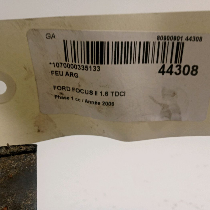 Feu arrière gauche occasion FORD FOCUS II Phase 1 09-2004->12-2007 1.8 TDCI 115ch 1520770 3