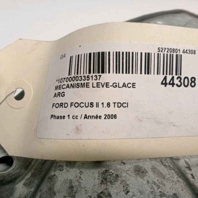Mecanisme leve-glace arrière gauche occasion FORD FOCUS II Phase 1 09-2004->12-2007 1.8 TDCI 115ch 1738647 3