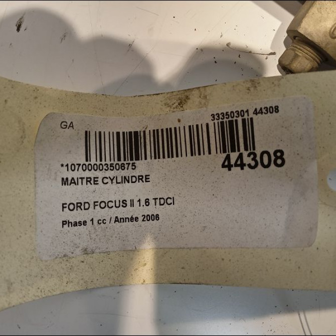 Maitre cylindre occasion FORD FOCUS II Phase 1 09-2004->12-2007 1.8 TDCI 115ch 1456989 3