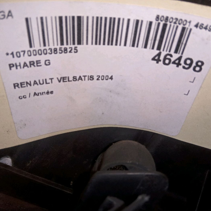 Phare gauche occasion RENAULT VELSATIS 7701051091 4