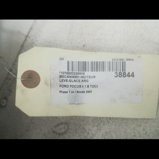 Mecanisme+moteur leve-glace arg occasion FORD FOCUS II Phase 1 09-2004->12-2007 1.8 TDCI 115ch 1738647 3