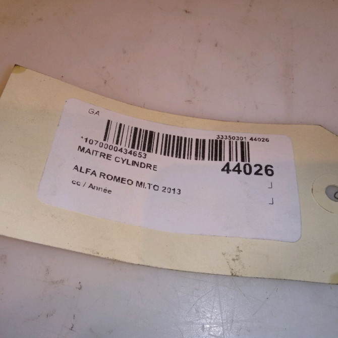 Maitre cylindre occasion ALFA ROMEO MI.TO 77365715 5
