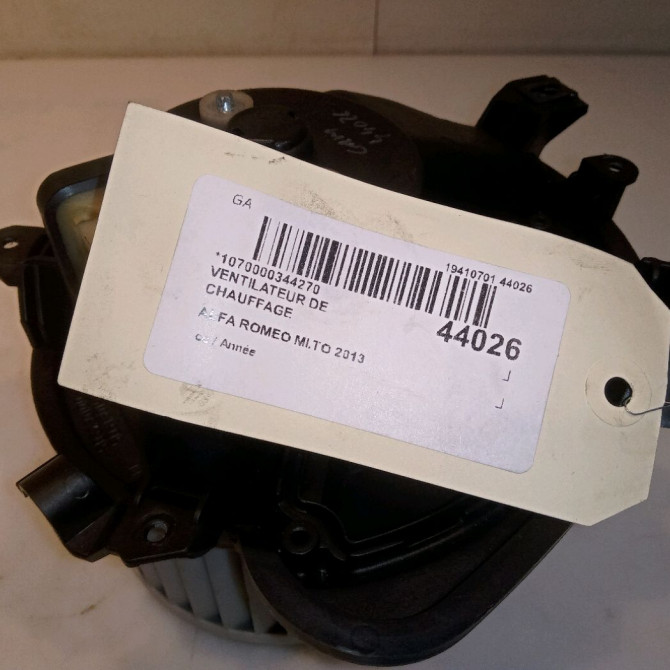 Ventilateur de chauffage occasion ALFA ROMEO MI.TO 77365054 4