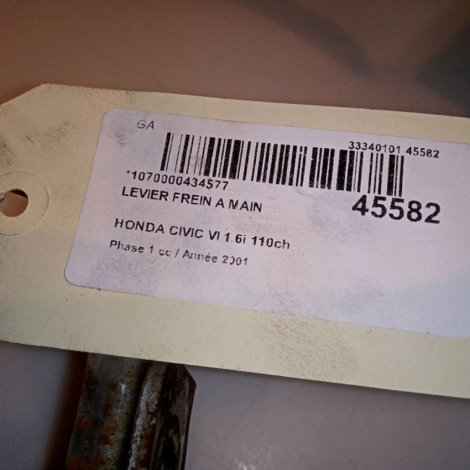 Levier frein a main occasion HONDA CIVIC VI Phase 1 03-2001->12-2003 1.6i 110ch 47105S7AG02ZB 4