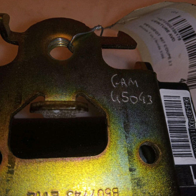 Ceinture avant droite occasion PEUGEOT 407 COUPE Phase 1 10-2005->12-2011 2.7 HDI 204ch 8974YK 3