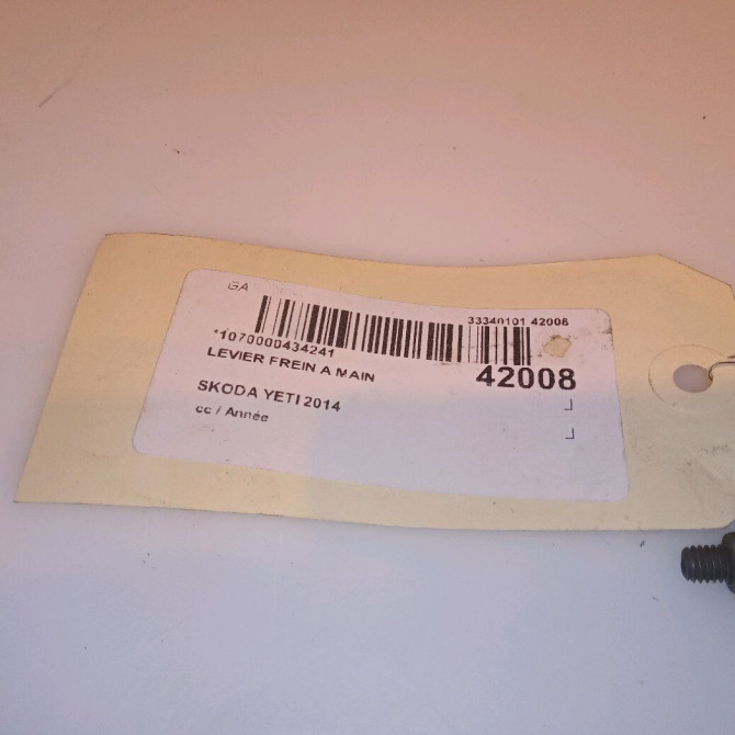 Levier frein a main occasion SKODA YETI 1Z1711303C 5