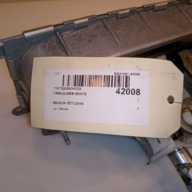 Tringlerie boite occasion SKODA YETI 7