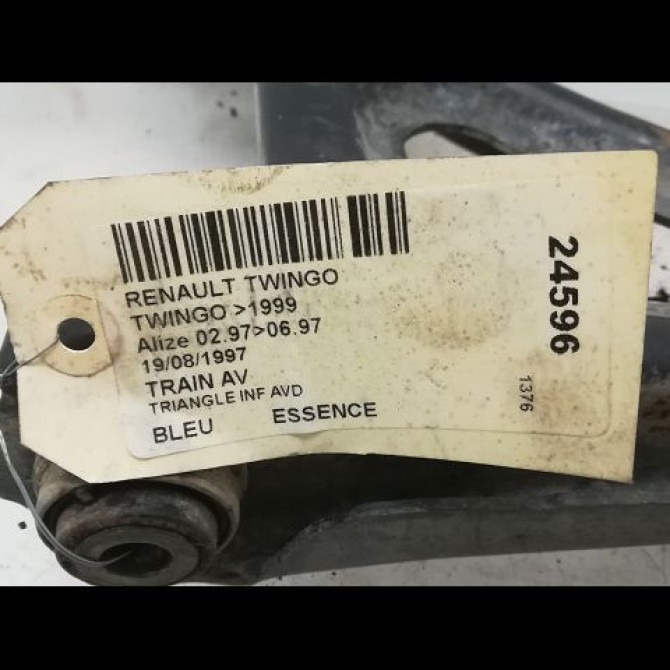 Triangle inf avd occasion RENAULT TWINGO I Phase 1 04-1993->08-1998 Air 8200737126 3