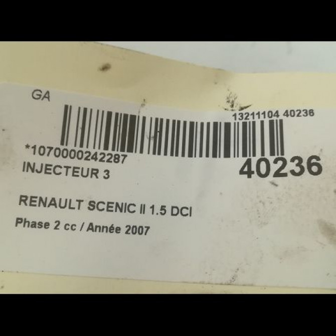 occasion RENAULT SCENIC II Phase 2 09-2006->04-2009 1.5 DCI 105ch 3