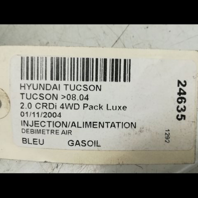 Debimetre air occasion HYUNDAI TUCSON I Phase 1 09-2004->10-2010 28164-27900 4
