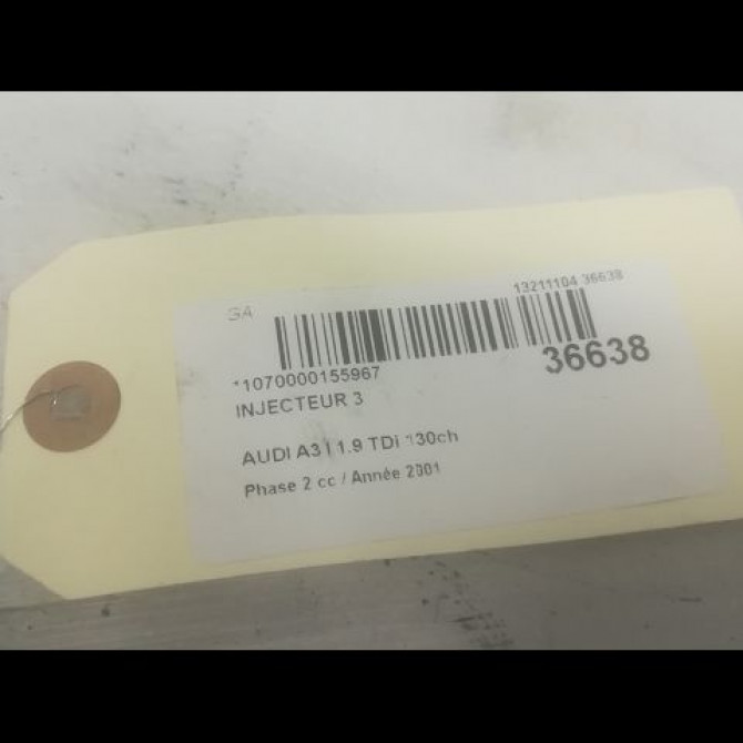 occasion AUDI A3 I Phase 2 10-2000->06-2003 1.9 TDi 130ch 1