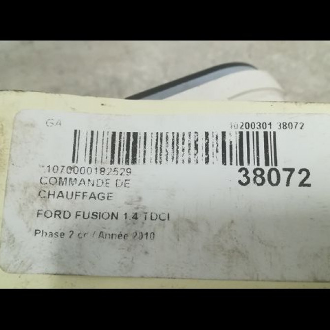 Commande de chauffage occasion FORD FUSION Phase 2 10-2005->09-2011 1.4 TDCI 1426732 3