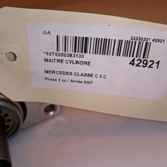 Maitre cylindre occasion MERCEDES CLASSE C II Phase 2 03-2004->06-2007 C 200 CDi 54309601 4