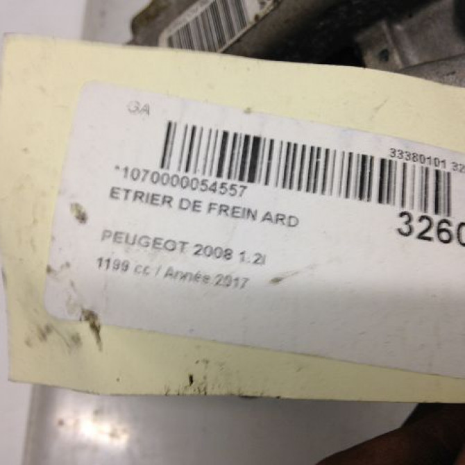 Etrier de frein arrière droit occasion PEUGEOT 2008 Phase 1 01-2013->... 4400W6 3