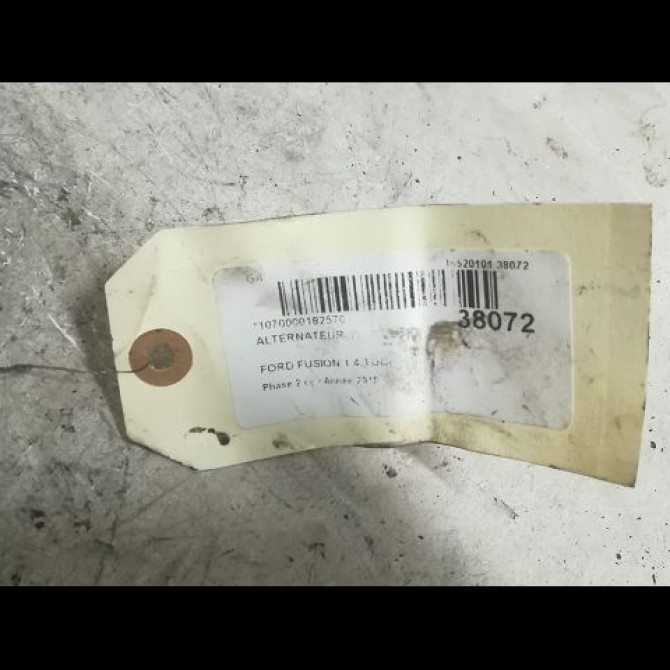 Alternateur occasion FORD FUSION Phase 2 10-2005->09-2011 1.4 TDCI 1545138 7
