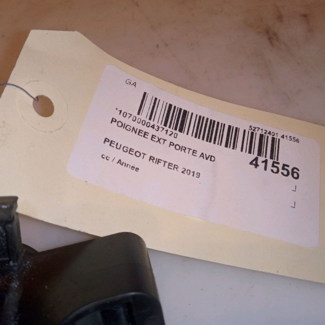 Poignee ext porte avd occasion PEUGEOT RIFTER 98029782XT 4