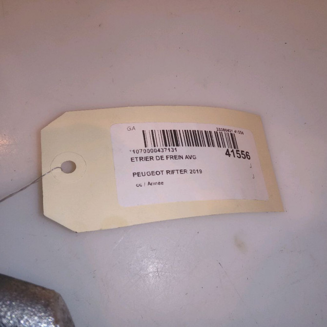 Etrier de frein avant gauche occasion PEUGEOT RIFTER 1635221380 4