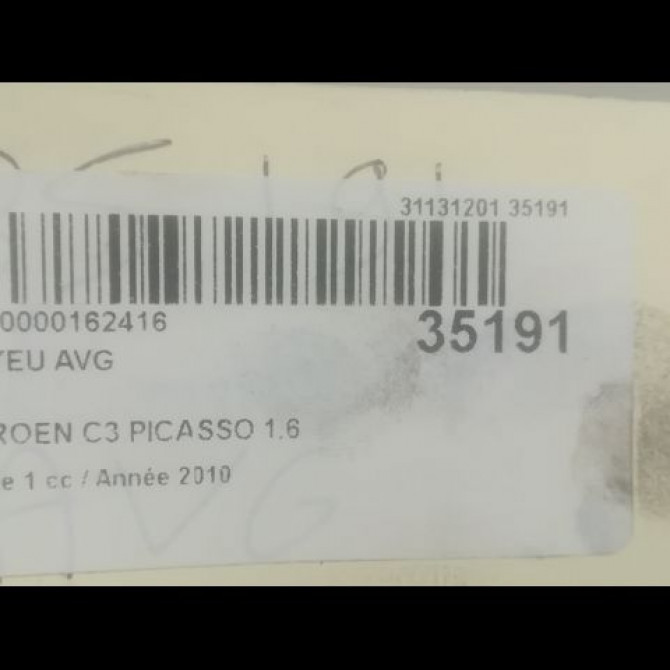 Moyeu avg occasion CITROEN C3 PICASSO Phase 1 02-2009->08-2012 1.6 HDi 90ch 1606623580 3