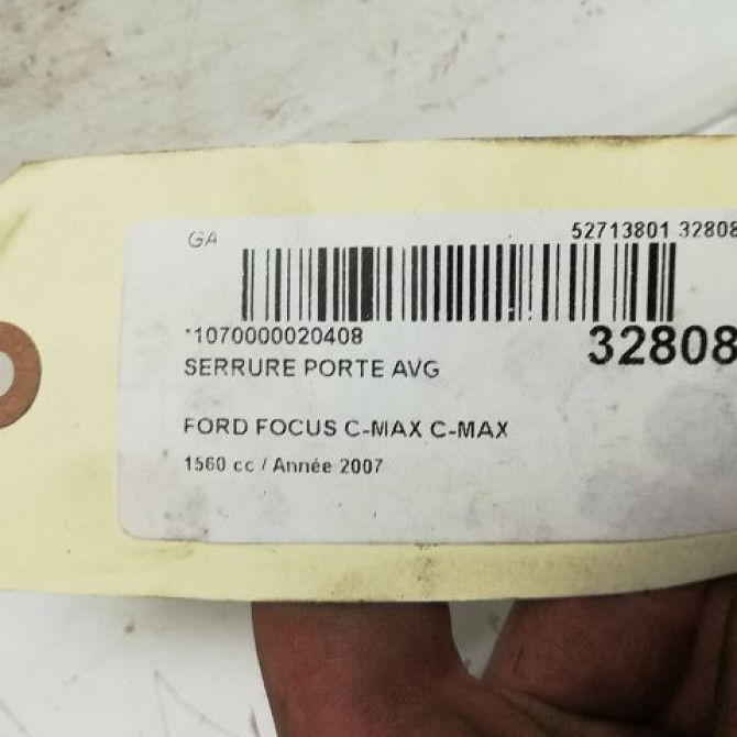 Serrure porte avg occasion FORD CMAX I Phase 2 03-2007->09-2010 1.6 TDCI 16v 90ch 4976083 5