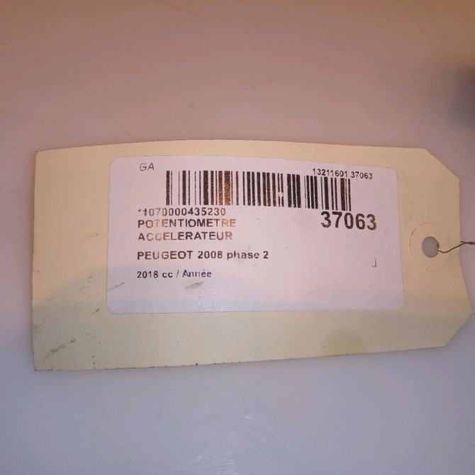 Potentiometre accelerateur occasion PEUGEOT 2008 phase 2 06-2016->... 4