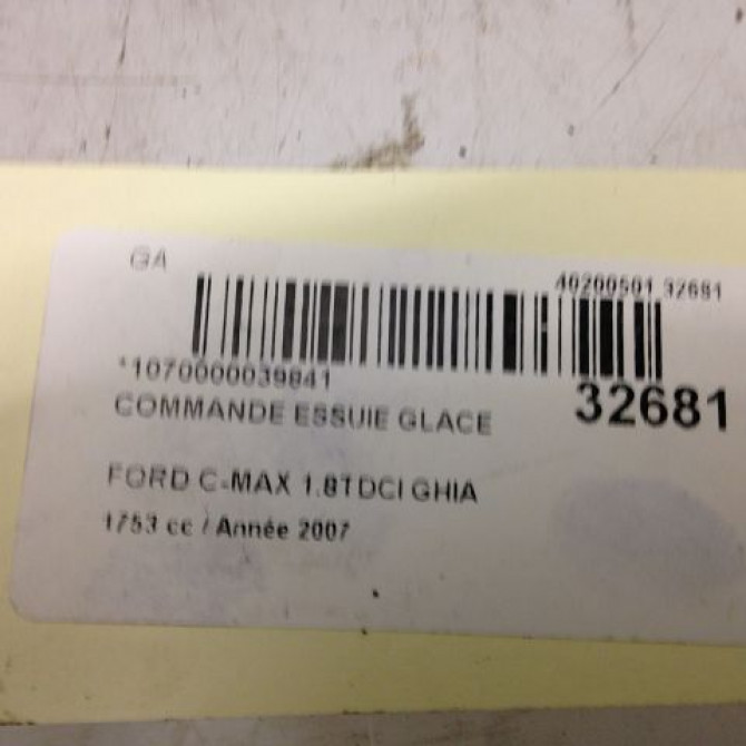 Commande essuie glace occasion FORD CMAX I Phase 2 03-2007->09-2010 1.8 TDCI 8v 115ch 1350067 3