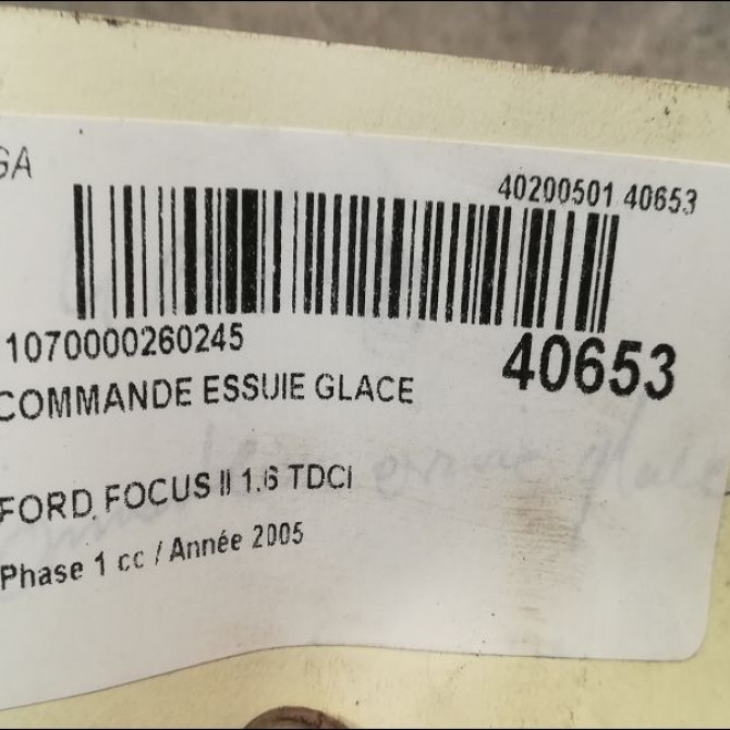 Commande essuie glace occasion FORD FOCUS II Phase 1 09-2004->12-2007 1.6 TDCI 110ch 1350067 3