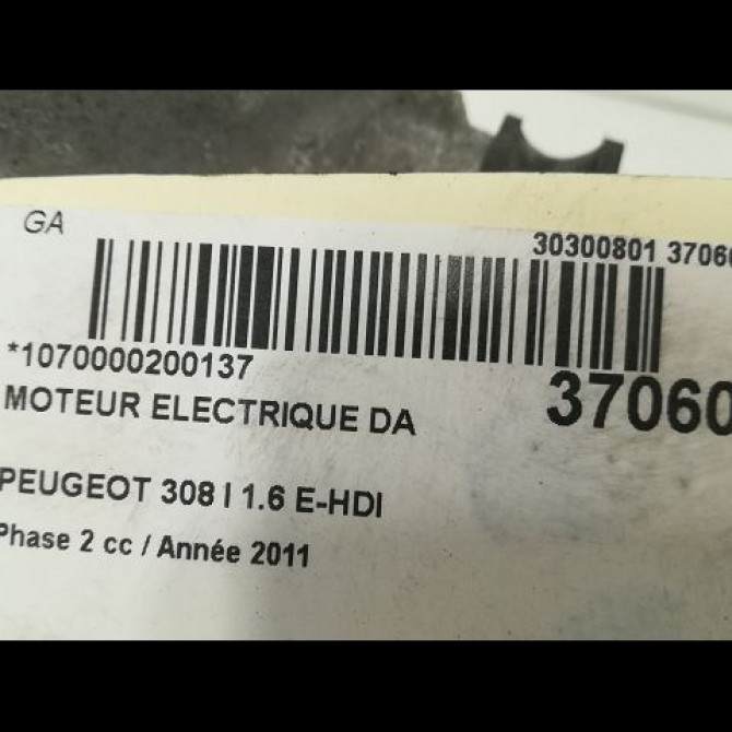 Moteur electrique de direction assistée occasion PEUGEOT 308 I Phase 2 04-2011->12-2014 1.6 E-HDI 112ch 1610013780 4