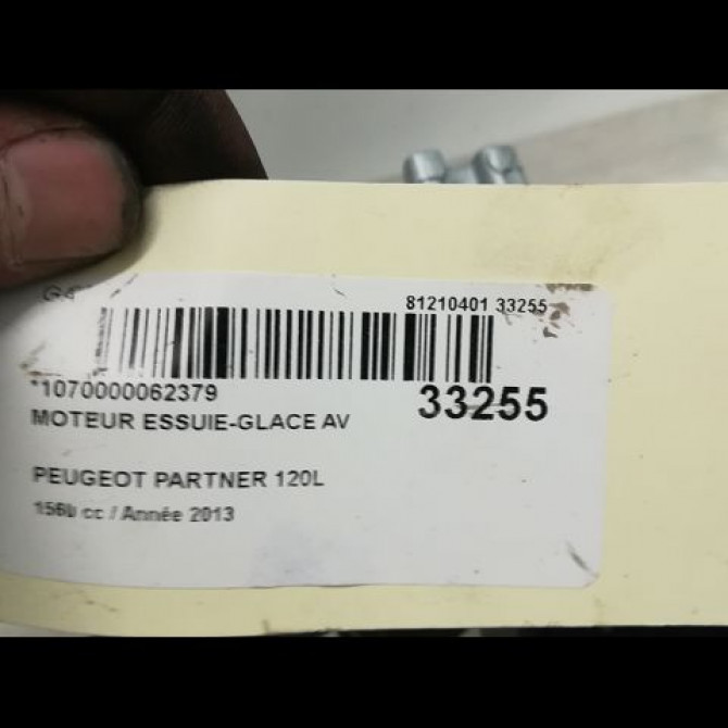 Moteur essuie-glace avant occasion PEUGEOT PARTNER II Phase 2 05-2012->... 6405LK 5