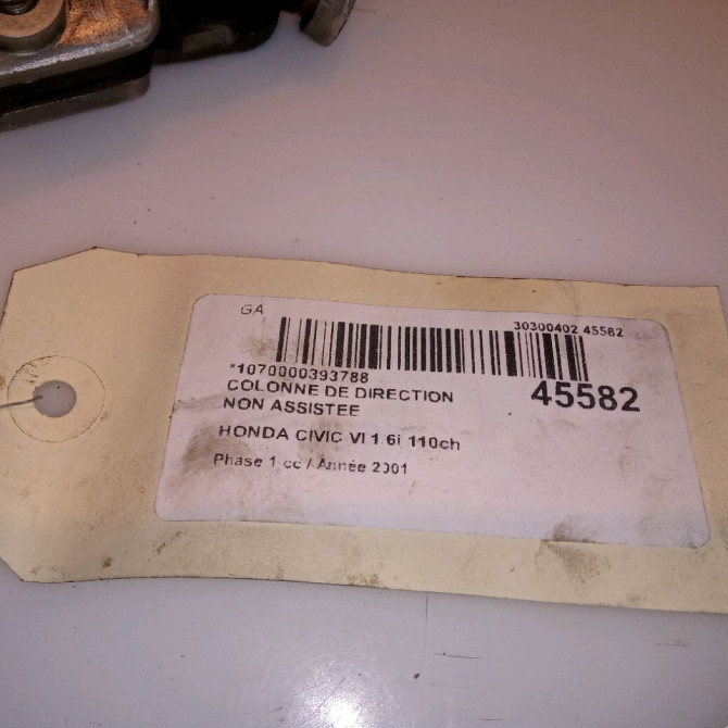 Colonne de direction non assistee occasion HONDA CIVIC VI Phase 1 03-2001->12-2003 1.6i 110ch 53200S6DG01 5