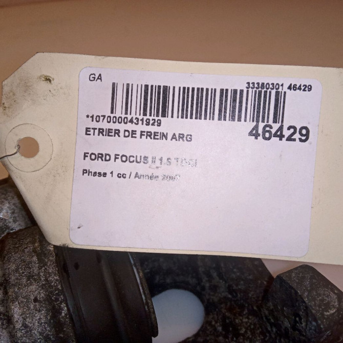 Etrier de frein arrière gauche occasion FORD FOCUS II Phase 1 09-2004->12-2007 1.8 TDCI 115ch 4
