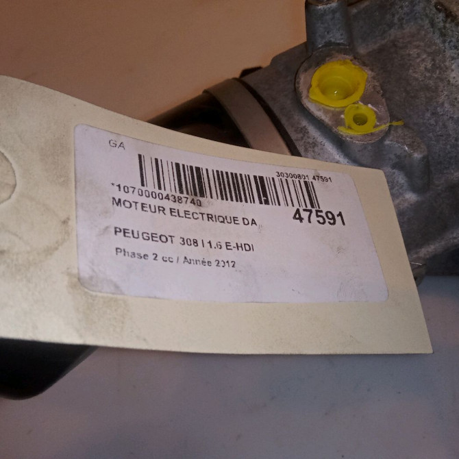 Moteur electrique de direction assistée occasion PEUGEOT 308 I Phase 2 04-2011->12-2014 1.6 E-HDI 112ch 1610013780 6