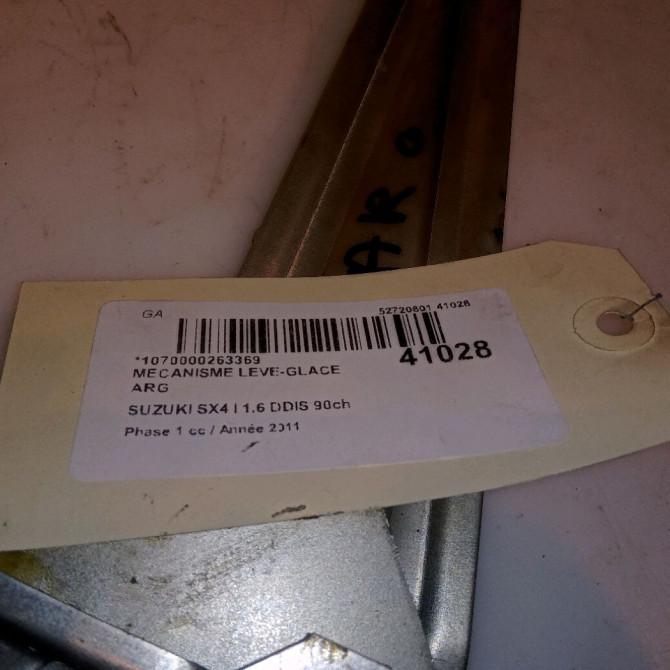 Mecanisme leve-glace arrière gauche occasion SUZUKI SX4 I Phase 1 04-2006->03-2014 1.6 DDIS 90ch 8354079J01 4